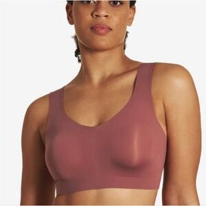 Evelyn & Bobbie DEFY V-Neck Bralette, Mauve, MEDIUM